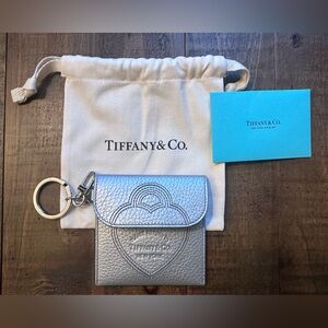 Tiffany & Co. Metallic Leather Pouch